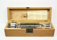 Voorwerpen Adlib\30000\V32772-b.jpg; V32772; ; Aspiratie psychrometerAspiration psychrometer